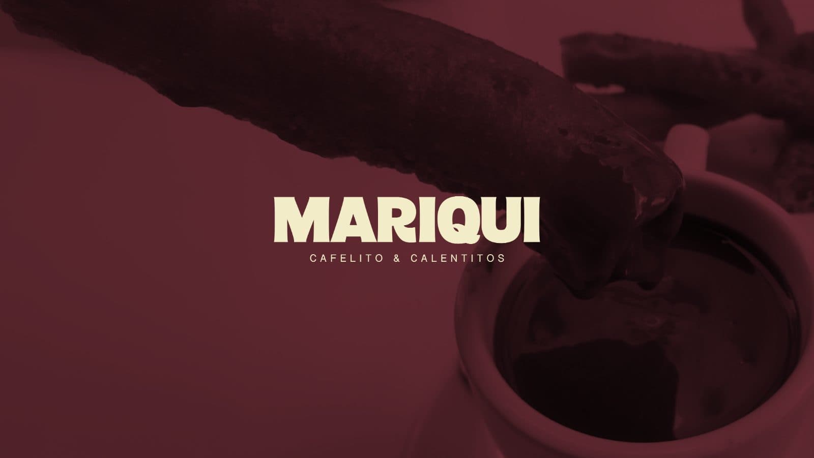 Logotipo sobre fotografía de churros con chocolate
