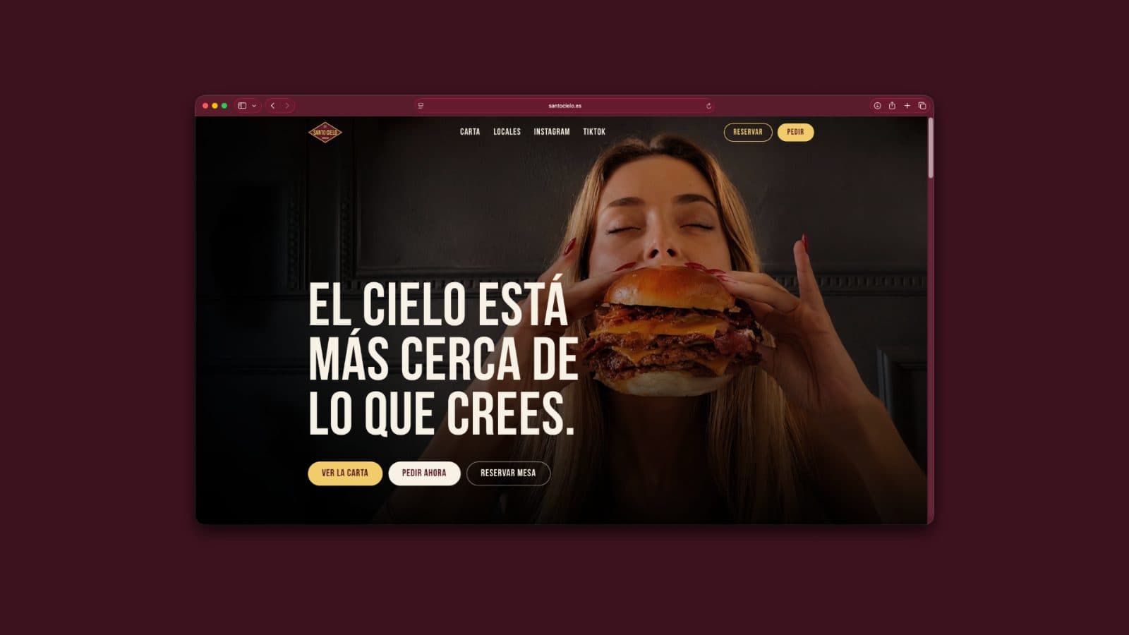 Web de Santo Cielo